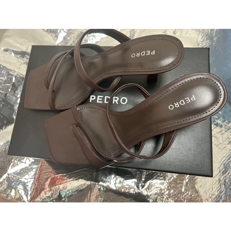 Heels Pedro Brown Original preloved / Pedro Shoes wanita