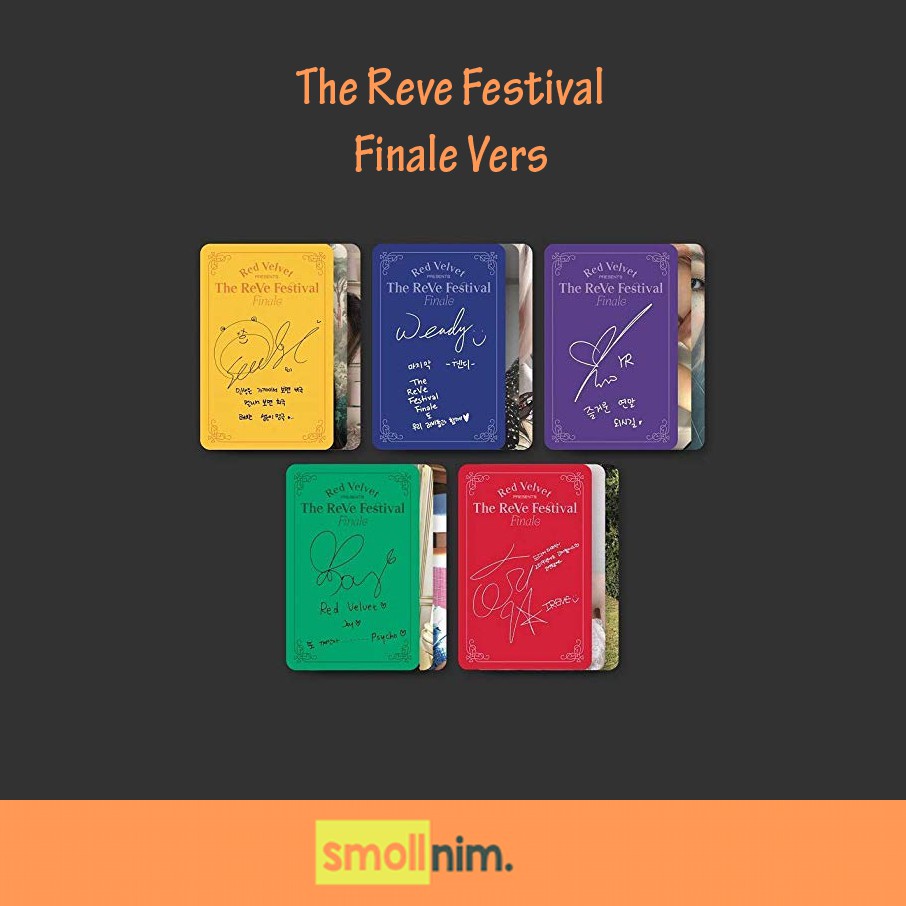[Photocard Replica] Red Velvet The Reve Festival Finale Vers