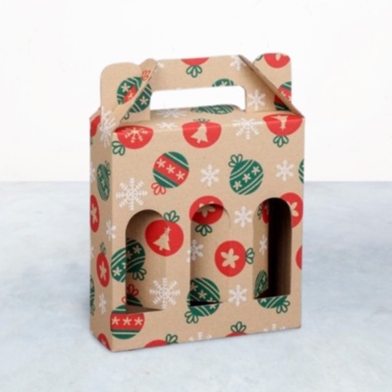 

KARDUS JINJING BOTOL 250ML ISI 3 BOX BOTOL NATAL PACKAGING BOTTLE DUS TENTENG CHRISTMAS (10 PCS)