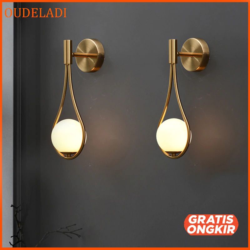 Lampu Hias Dinding LED G9 Minimalis Nordic Warm White