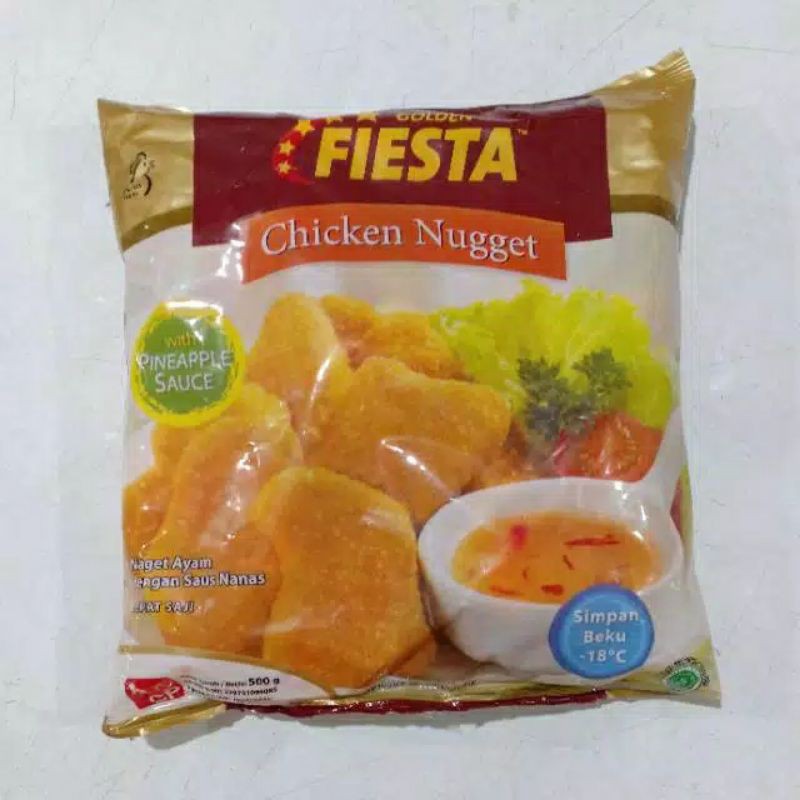 

GOLDEN FIESTA chicken nugget 500gr