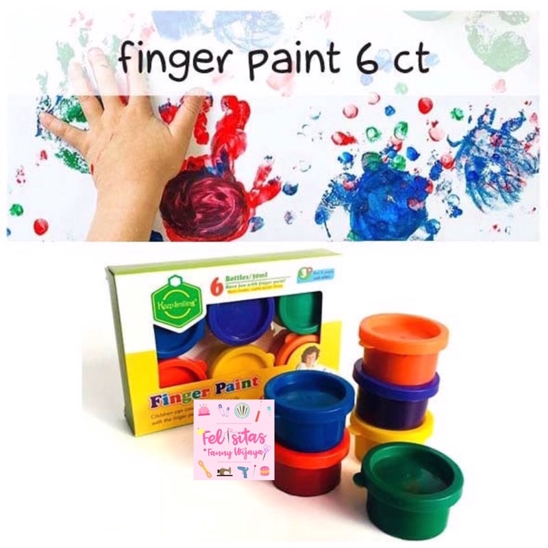 

Finger paint 6 ct