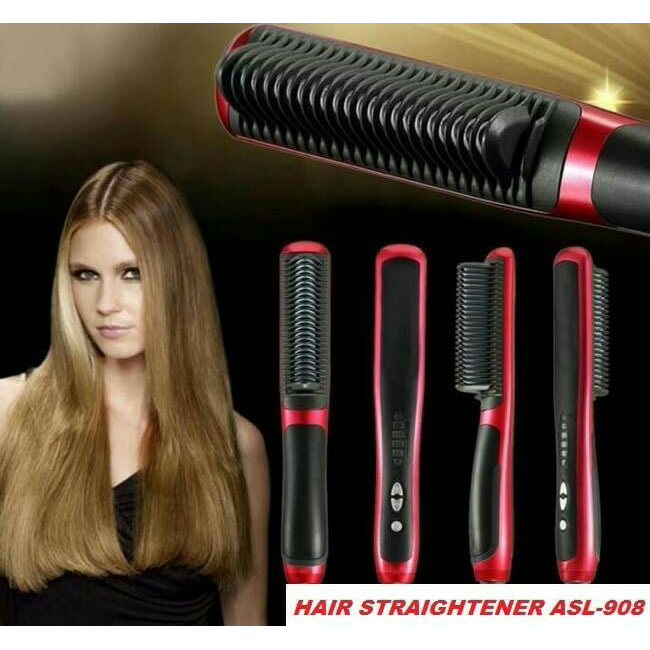 Catok Sisir Pelurus Rambut Fast Hair Straightener