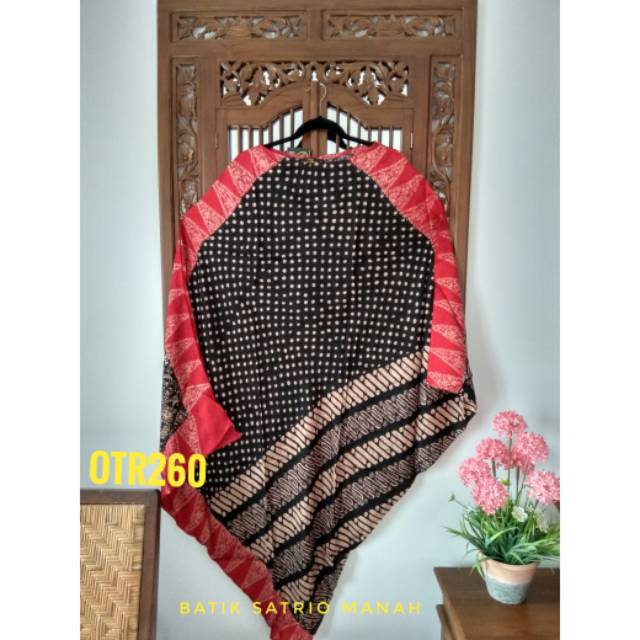Batik Satrio Manah - Baju Outer Gamis Batik Wanita Kerja Kuliah Kain Halus Adem Murah OTR260