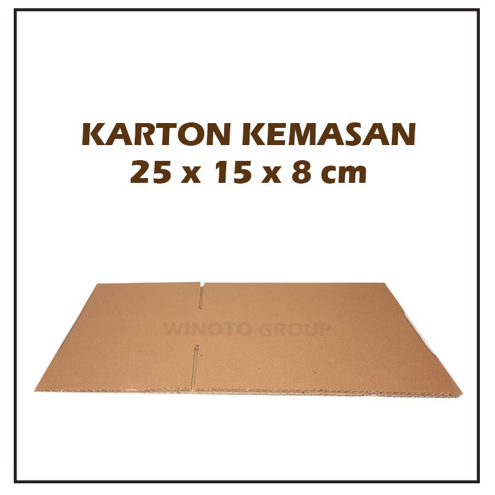 Kardus Kemasan Box Packing 25 x 15 x 8