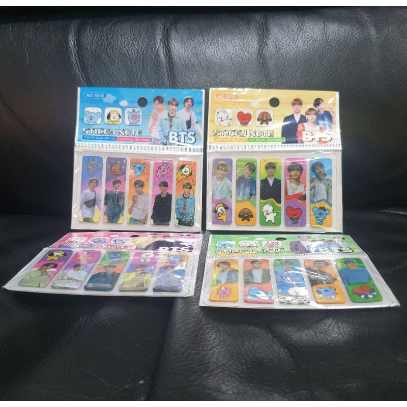 KPOP BTS BANGTAN STICKY NOTES / MEMO / POST IT / INDEX / MEMO KARAKTER