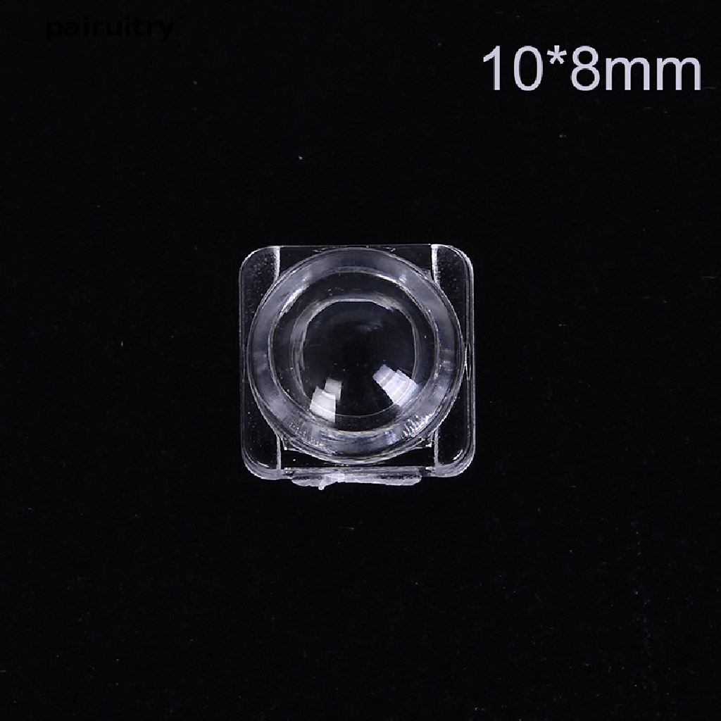 Prt 50pcs Lensa Optik Cembung led 5050smd 30 60 120 Derajat PRT