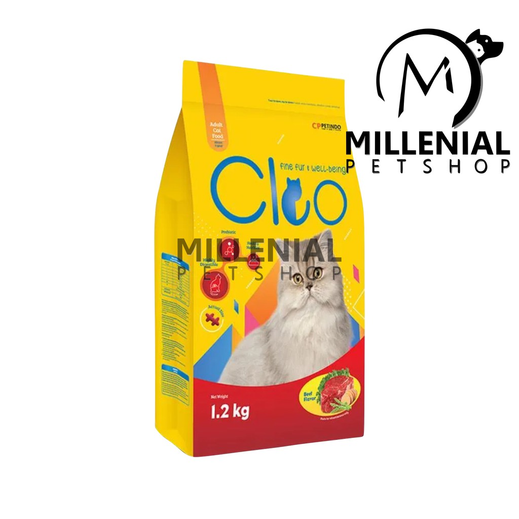 Makanan Kucing Cleo Adult Beef 1,2kg Cat Food Cleo Dewasa Beef 1,2 kg