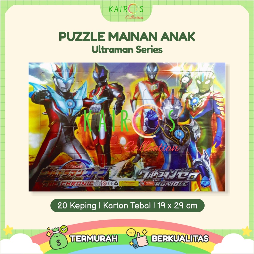 Puzzle Mainan Anak Seri Ultraman