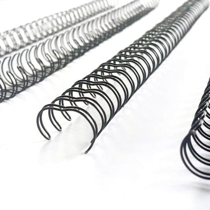 

[BISA COD] Ring Kawat Jilid Ukuran 1/4 A4 3:1 Spiral Kawat 3:1 A4 35Lubang