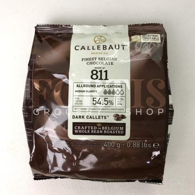 

[BUKAN REPACK] Callebaut 811 Dark Chocolate 54,5% Size 0,4 Kg