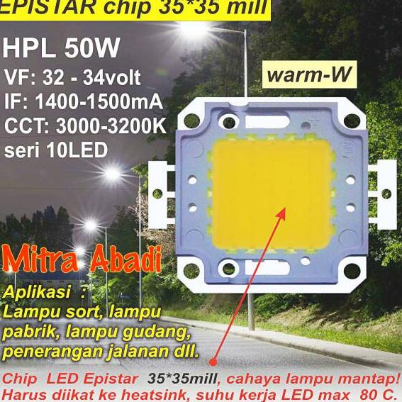 Jual Hpl W Epistar X Warm White K Ma For Lampu Sorot Shopee Indonesia