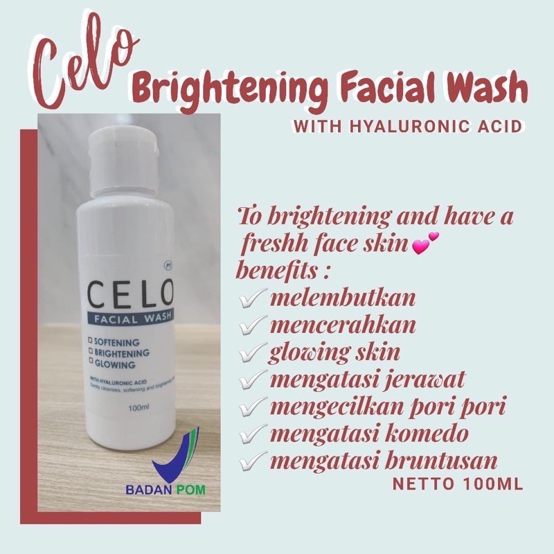 Facial Wash Celo / Celo Facial Wash