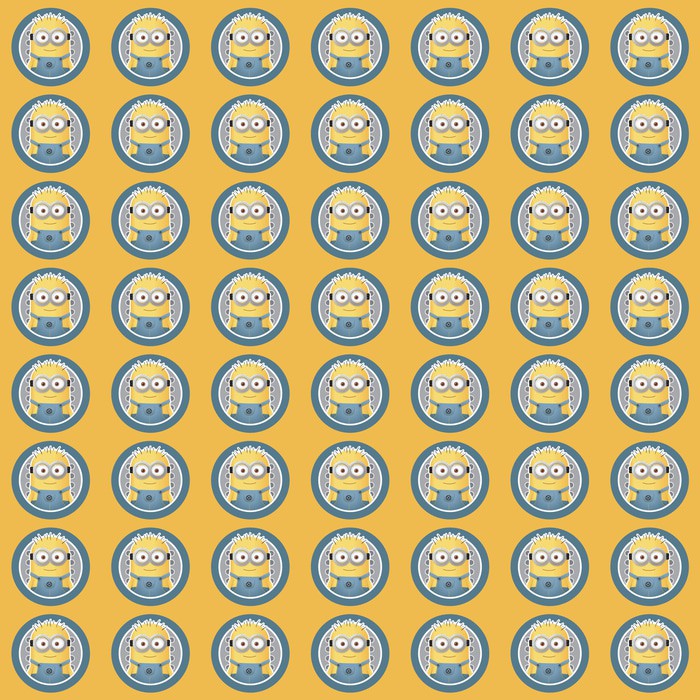 Kertas Scrapbook - Minion Design