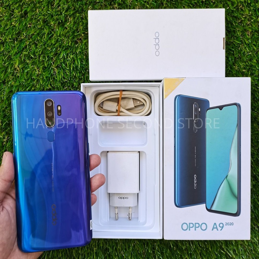 HANDPHONE HP OPPO A9 2020 8/128GB SECOND SEKEN BEKAS MURAH-1