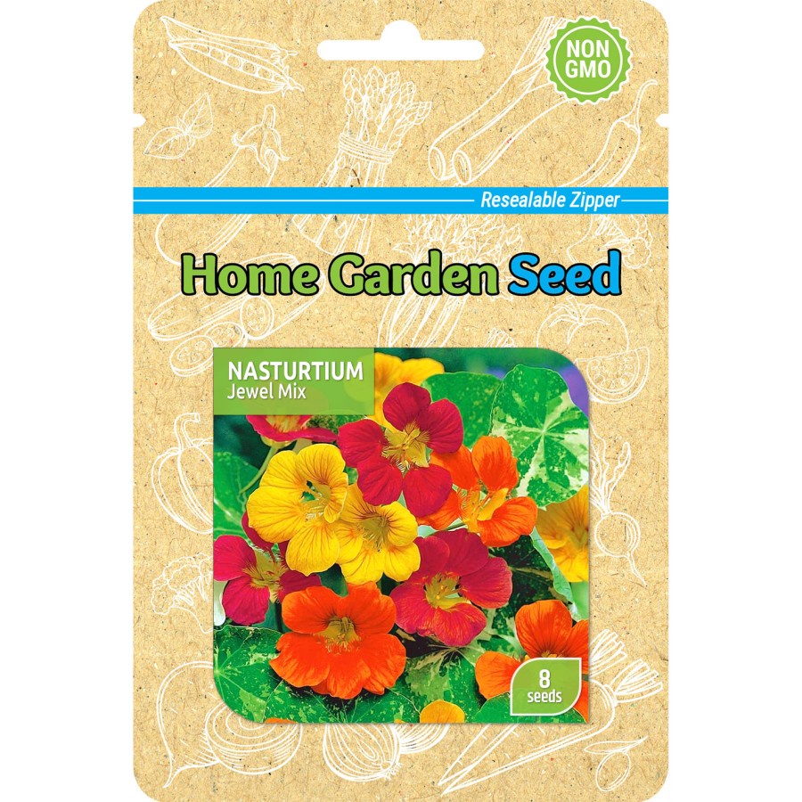 Benih Nasturtium Jewel Mix - Home Garden Seed