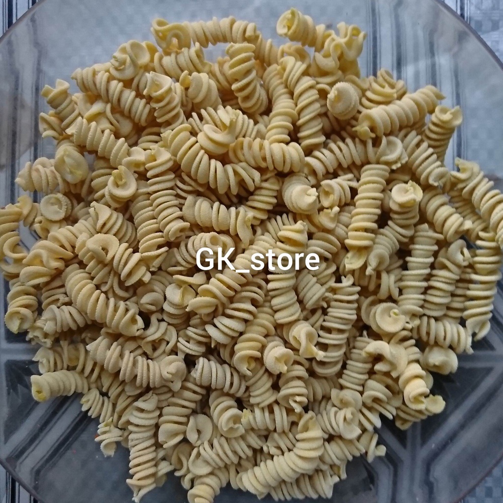 

MAKARONI SPIRAL BANTET ISI 250GRAM/makaroni/makaroni mentah/makaroni spiral/seblak/seblak makaroni/makaroni bantet/pasta/makanan khas italia/bahan campuran seblak/makanan ringan/bahan pasta