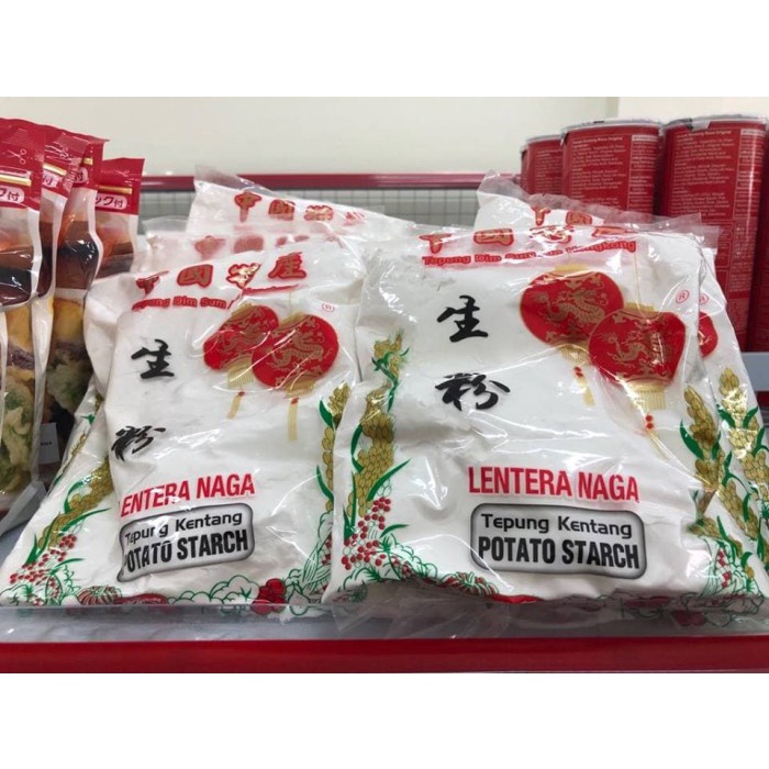 

Ds11D Potato Starch Lentera Naga/ Tepung Kentang/ Tepung Dim-Sum 500G G6B040B