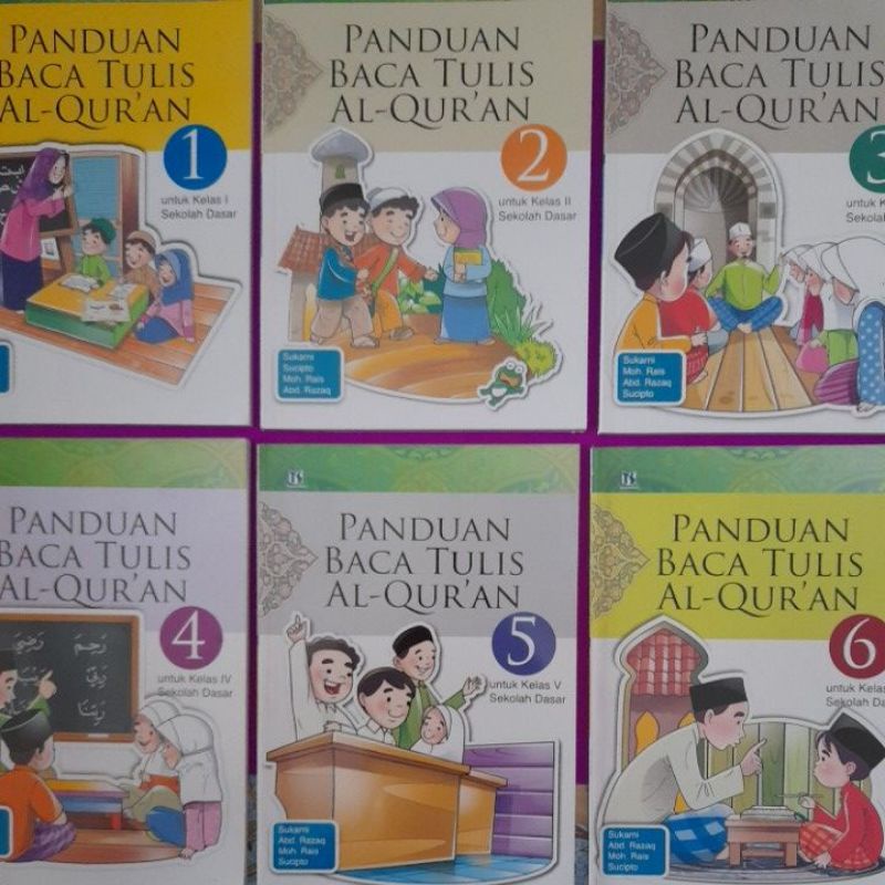 BTQ SD Kelas 1,2,3,4,5,6 Tiga Serangkai