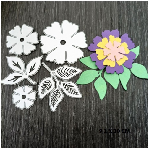 Cetakan Stensil Cutting Dies Bahan Metal untuk Scrapbook / Craft DIY / Embossing.Part three