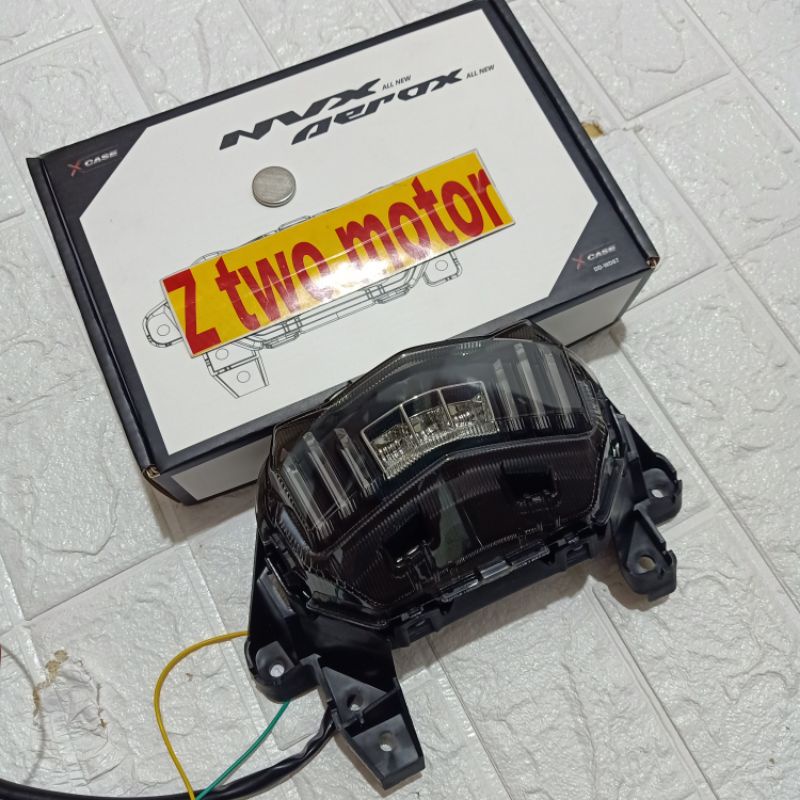 STOPLAMP SHARK POWER 7WARNA YAMAHA AEROX 155 NEW 2021 LAMPU STOP AEROX CONNECTED Lampu stop rem aero