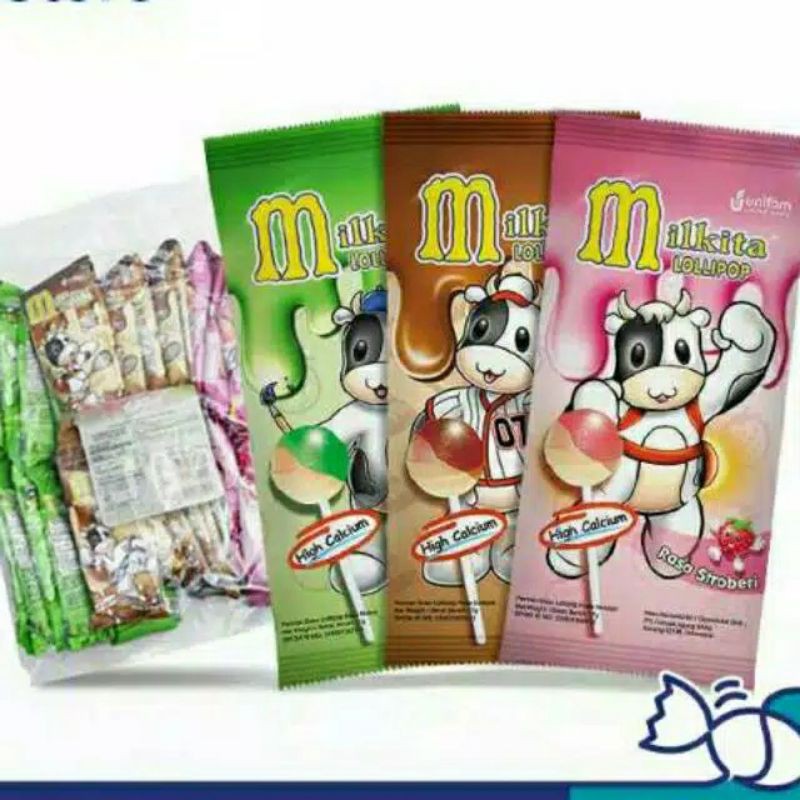 Permen Lolipop Milkita 1 pack