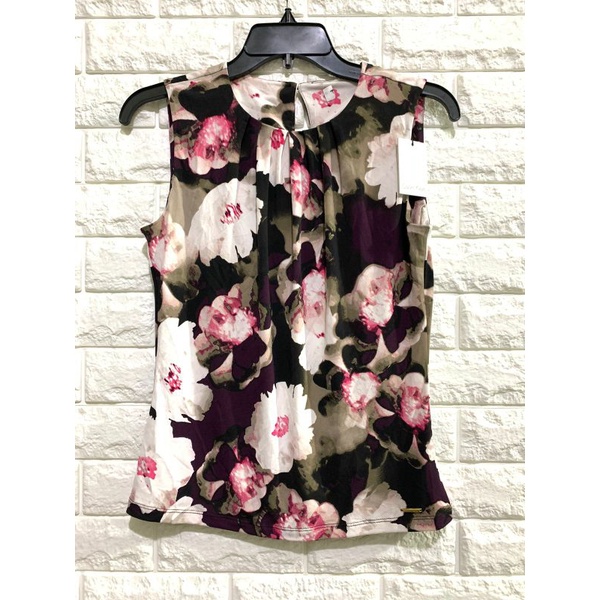 CK calvin flower blouse