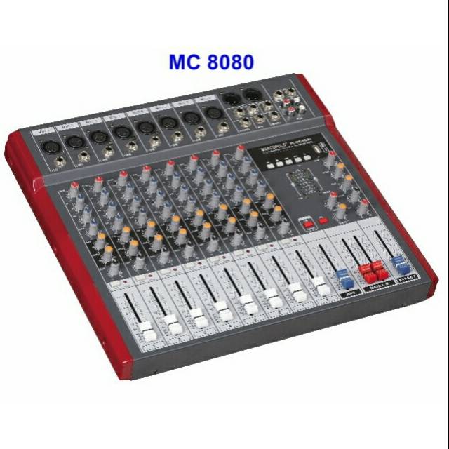 Mixer Audio 8 Channel MARCOPOLO MC-8080