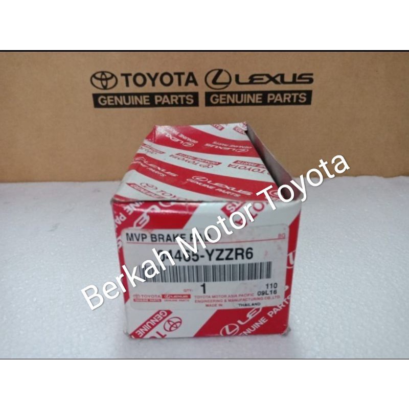 Kampas Rem Brake Pad Depan Yaris Type E / J Vios Limo 2007 2008 2009 2010 2011 2012 Original