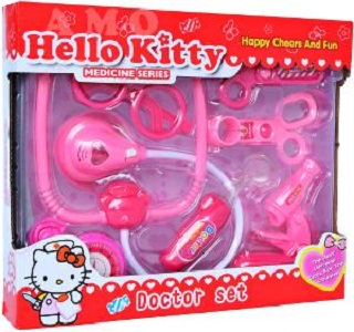 DOCTOR SET HELLO KITTY - MAINAN ANAK DOKTER DOKTERAN