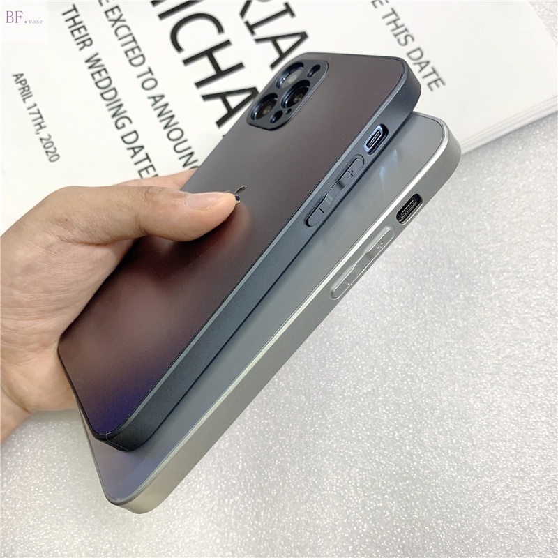 Hard Case Metallic Matte Anti Fingerprint / Fade compatible for Iphone 11 / 12 / 13pro Max / X / Xr / Xsmax / 7 / 8plus