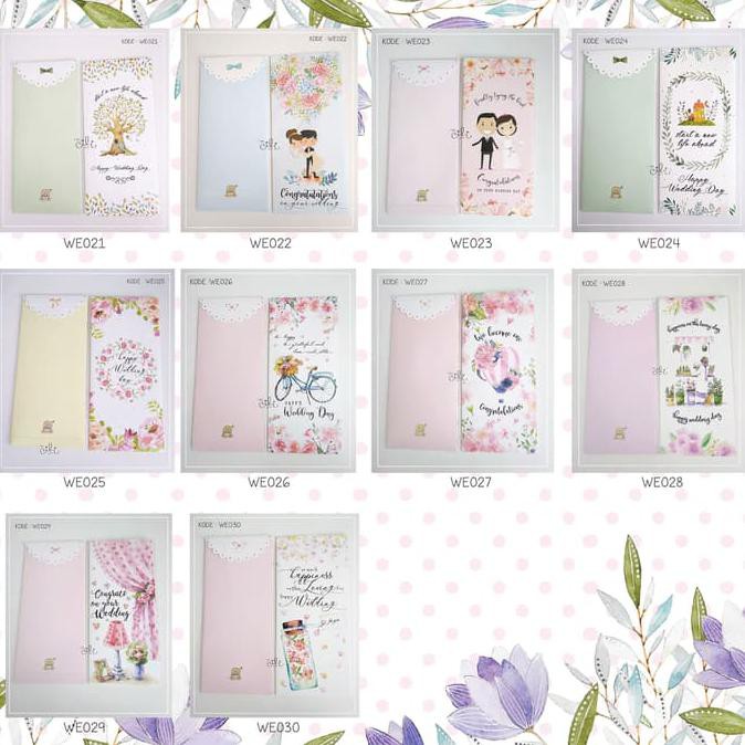 

TERLARIS iamcili original wedding angpao varian WE021-WE030