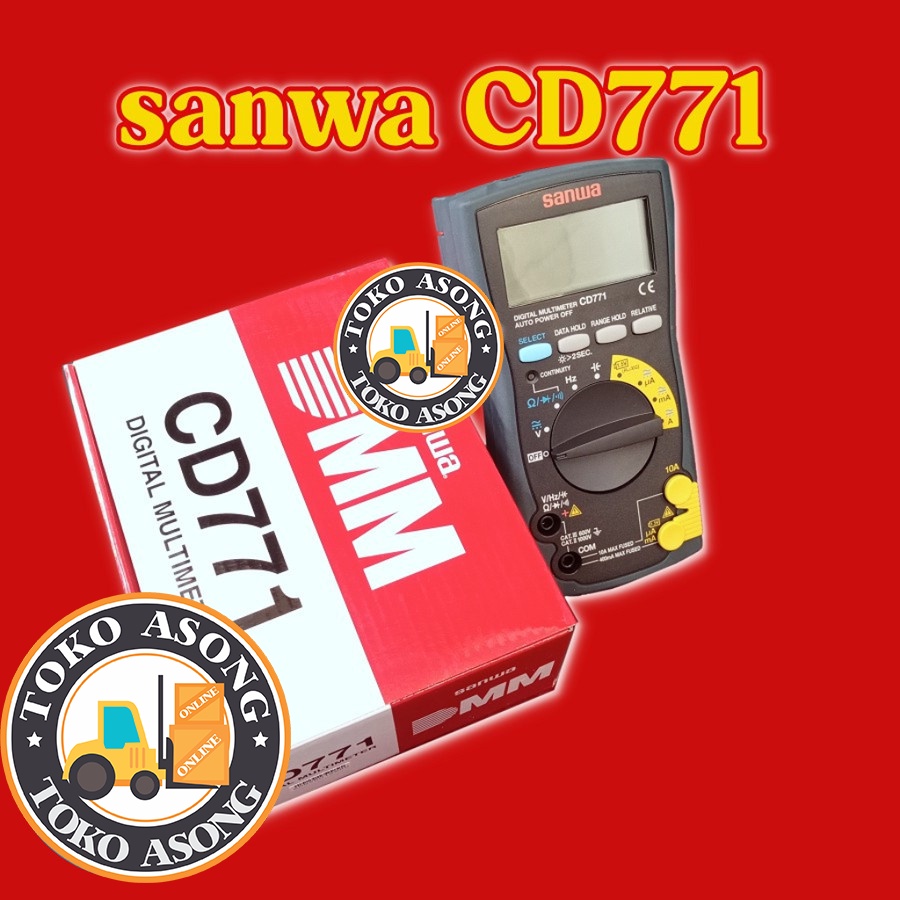multitester avometer digital sanwa CD771 avo meter CD 771