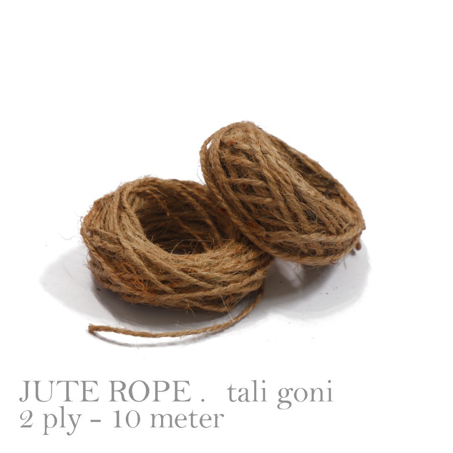 

TALI GONI ECER / 10 meter / Jute rope / craft rope / tali ramI