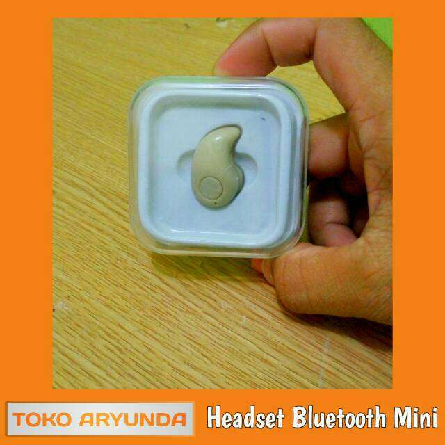 headset bluetooth mini wireless, kecil, simple, keren