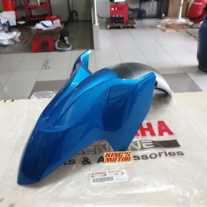 spakbor depan jupiter mx new BIRU / fender front jupiter mx ori ygp