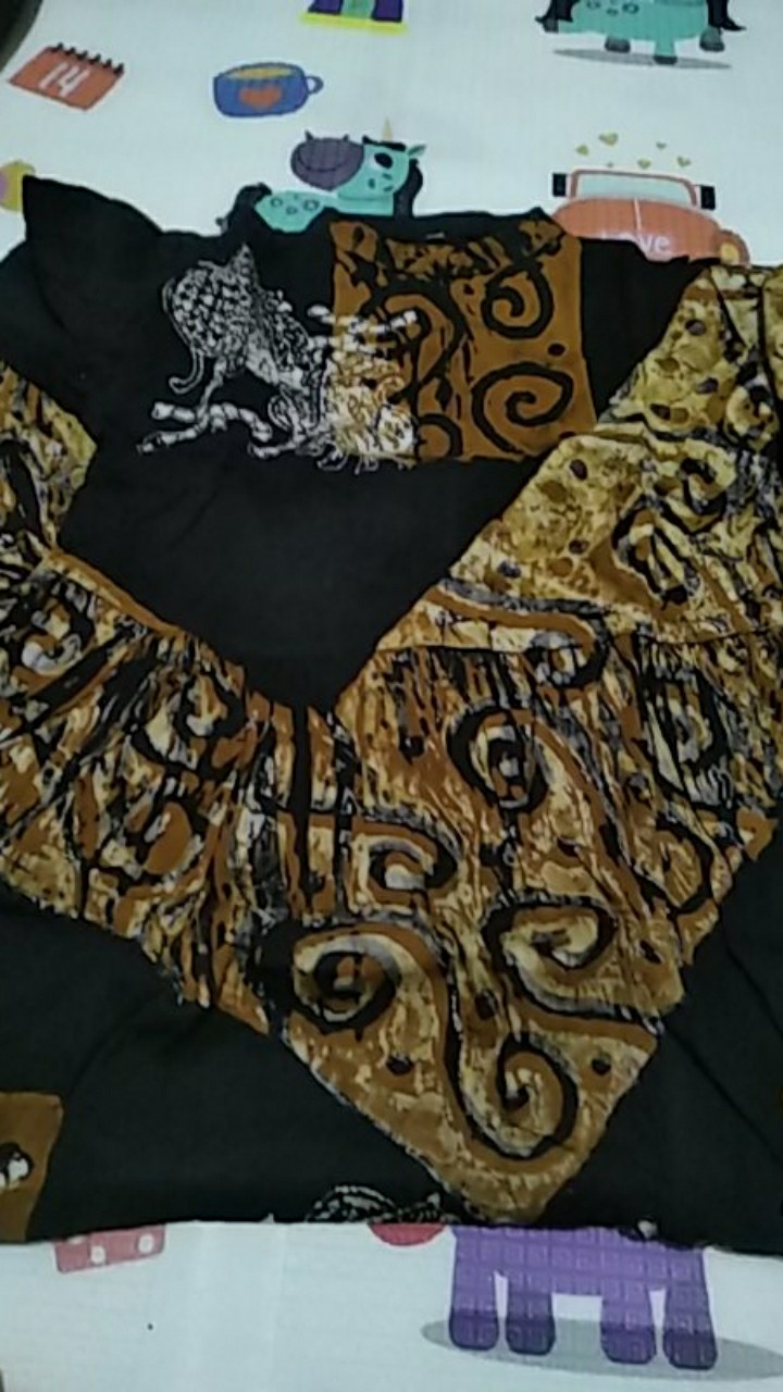 Estetika Twill - Gamis Twill Ori / Gamis Twil Ori Malaman Asli Pekalongan / Gamis Batik / Az-gtm-05