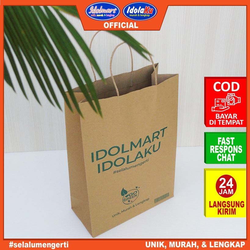 IDOLAKU Tas Belanja Tali Besar Paper Bag IDOLAKU SEMARANG