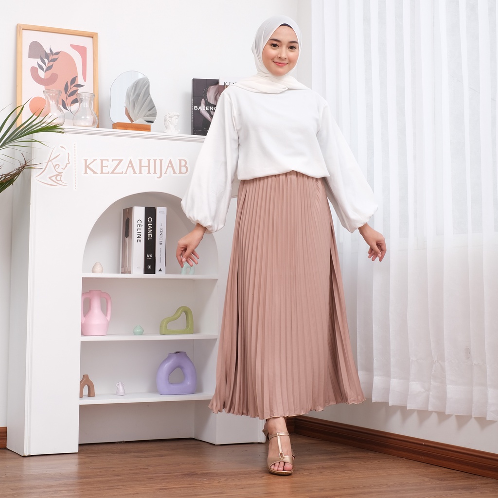 [PART 2]ROK PLISKET PREMIUM/ROK ANTI NERAWANG/MAYUNG 256 By KEZAHIJAB