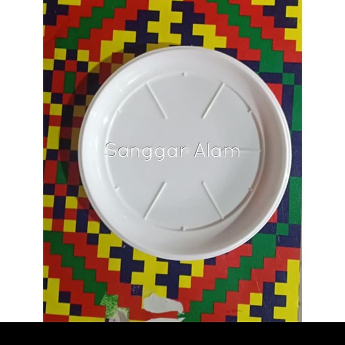 Terbaik Tatakan putih uk pot 17-21cm Berkualitas