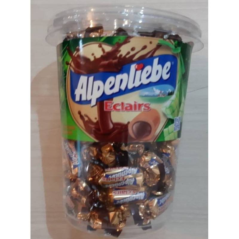 

Alpenliebe eclair eclairs toples jar 100 butir choco caramel