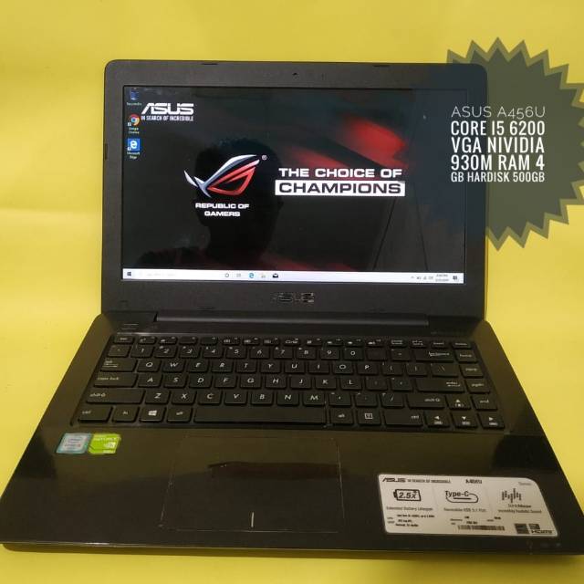 ASUS GAMEING DESAIN RENDER A456U CORE I5 6200 NIVIDIA 930M 4gb 500gb