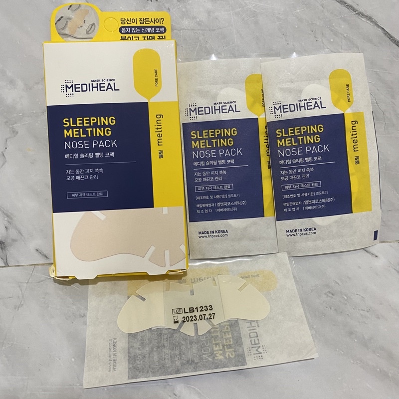1pcs mediheal sleeping melting nose pack