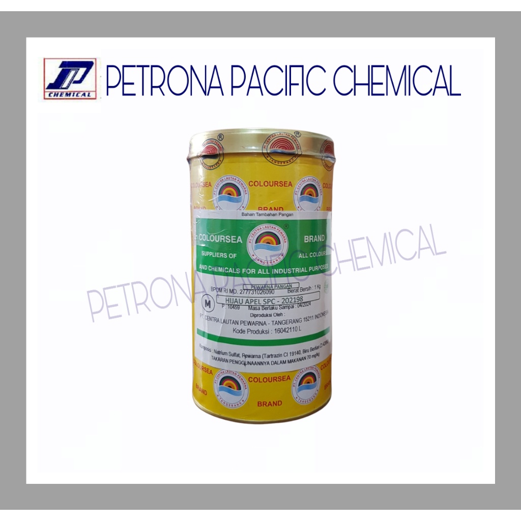 Pewarna Makanan Bubuk Hijau Apel Spc 202198 Merek COLOURSEA