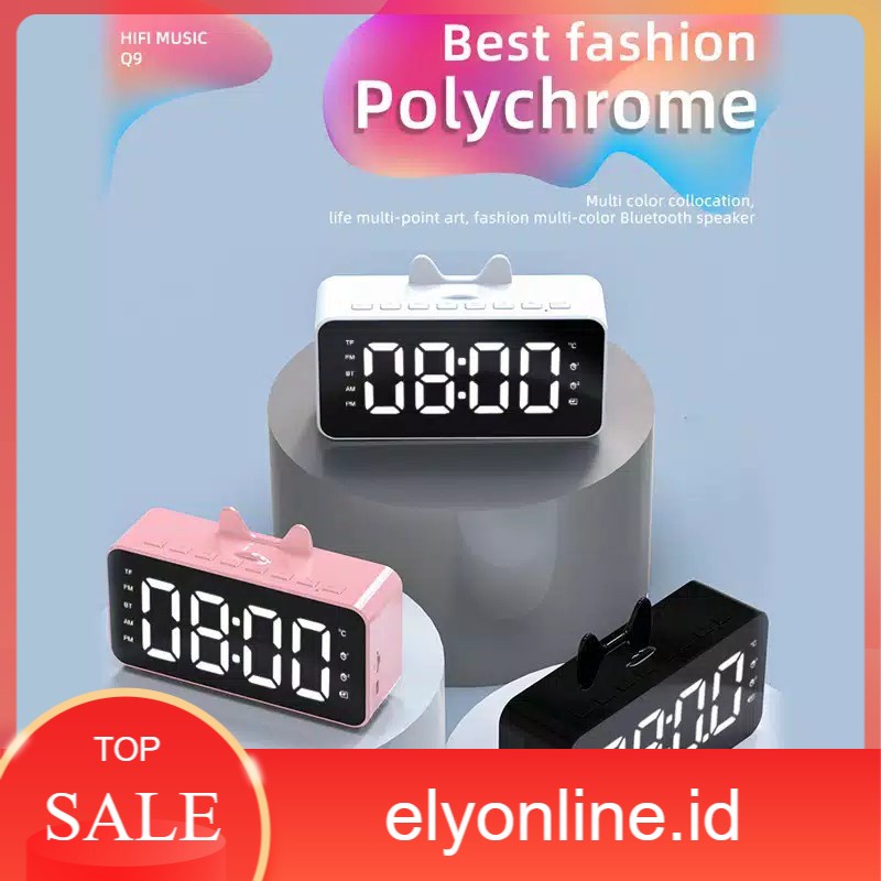 Speaker jam digital Fleco Clock Bluetooth Digital