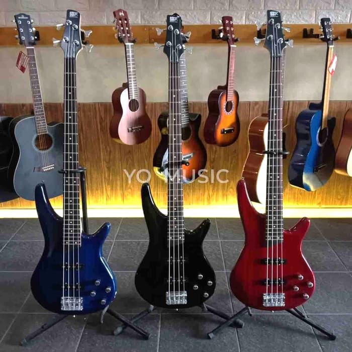 Gitar Bass Elektrik SDGR Sound by Ibanez 4 String GNB Pickup Gitar