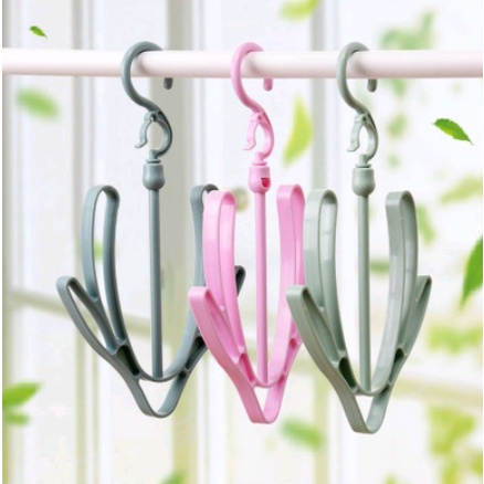 hanger sepatu gantungan jemuran sepatu sandal 2 sisi