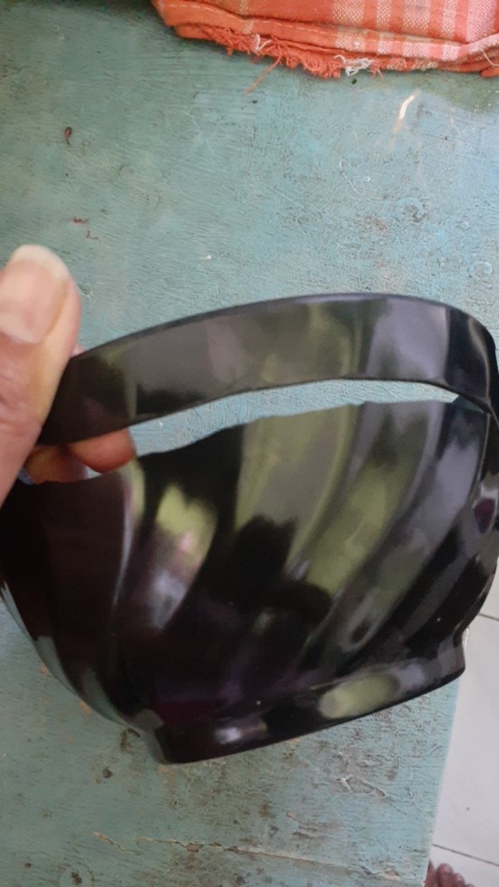 3 Pcs Mangkok Melamin Unika - Unica M9060 Hitam