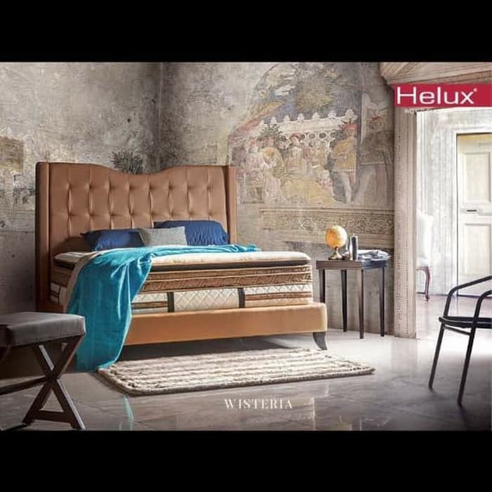 SET CUSTOM Springbed Helux Wisteria with Latex 6kk