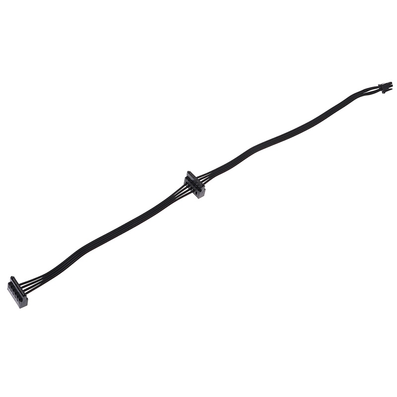 1pc 45CM Kabel power supply mini 4Pin Ke 2 Sata SSD Untuk lenovo M410 M610